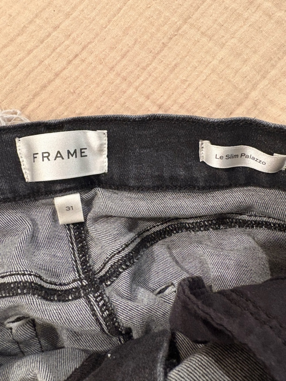 Le Slim Palazzo High Waist Wide Leg Jeans - Picture 5 of 6